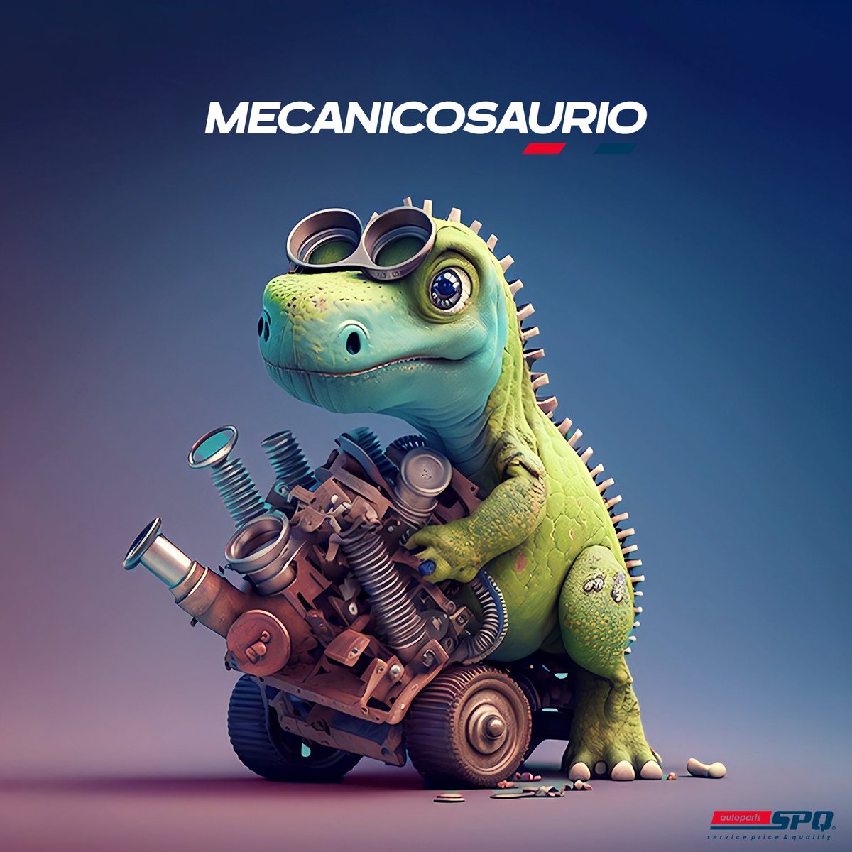 SPQautoparts's tweet photo. Seamos honestos, hasta el mecanicosaurio compra sus refacciones en #SPQ  😎🔧🪛
#mecanicosaurio #dinoprofesiones #DinoProfesion #mecanicos https://t.co/Tl4Q5M19gP