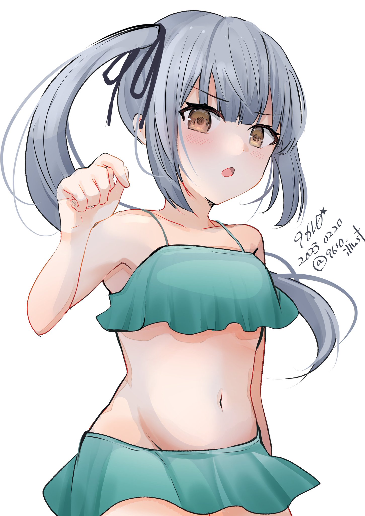 ちぇりおん☆さま専用（原画）白雪の魔法【水彩画】ほか　2点おまとめ genga_karory02-sqr_heya-1-