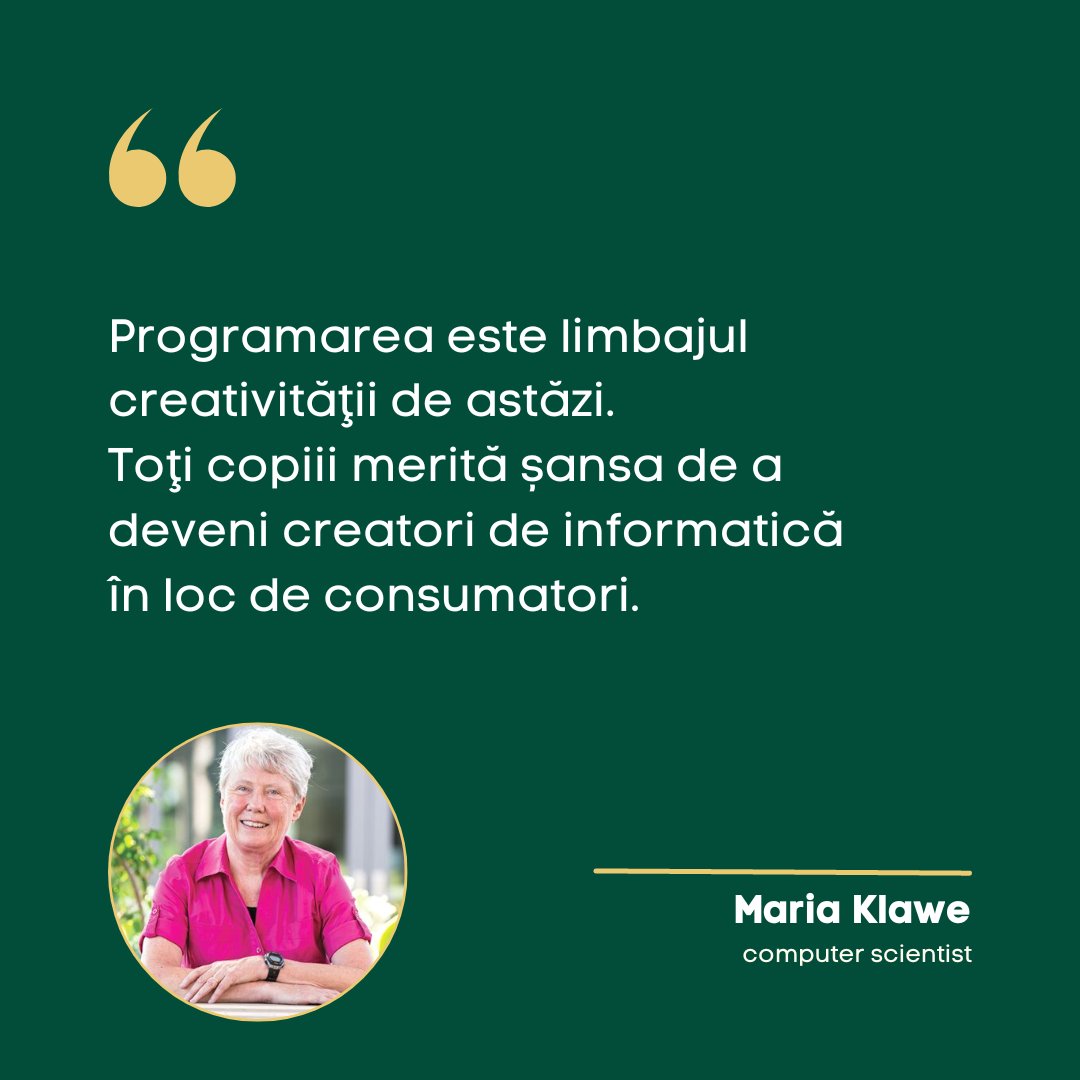 ADFABER's tweet image. Fii un creator de informatică!🙌

👉Află mai multe și înscrie-te în Competiția Java - Programează în Greenfoot accesând link-ul următor: adfaber.org/competitia-jav….

#adfaber #greenfoot #programare #elevi #liceu #java