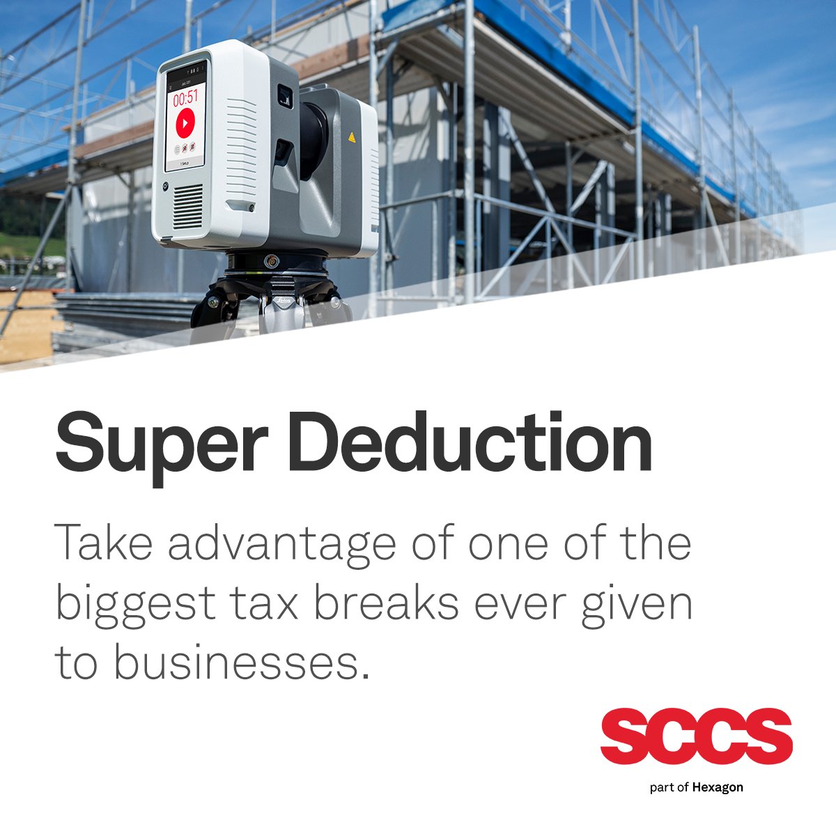 SCCSSURVEY's tweet photo. If you're planning to invest in new equipment from us, now could be the right time to buy for your business. Contact our friendly team to discuss your requirements: https://t.co/yXqxCQlpUV
#SuperDeduction #TaxBreak https://t.co/WSCqpfrfr3