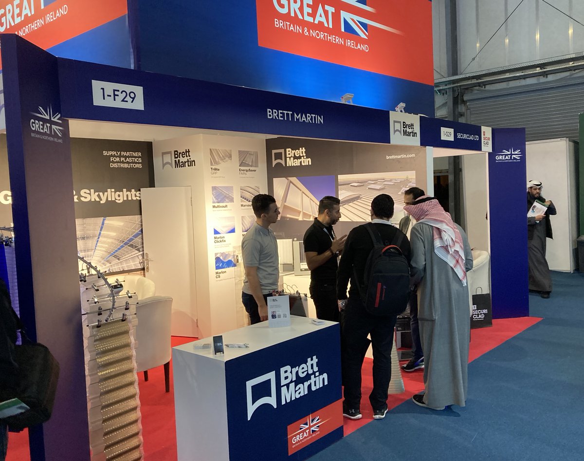 BMDaylight's tweet photo. We’re into Day 3 of @thebig5saudi!
It’s been a busy but very productive event so far for us to spread the message of Brett Martin and our #DaylightSystems! Check out the photos below of us in action and we look forward to welcoming more of you to our stand!
#Rooflights #Big5 https://t.co/DuhLRJ2kvJ