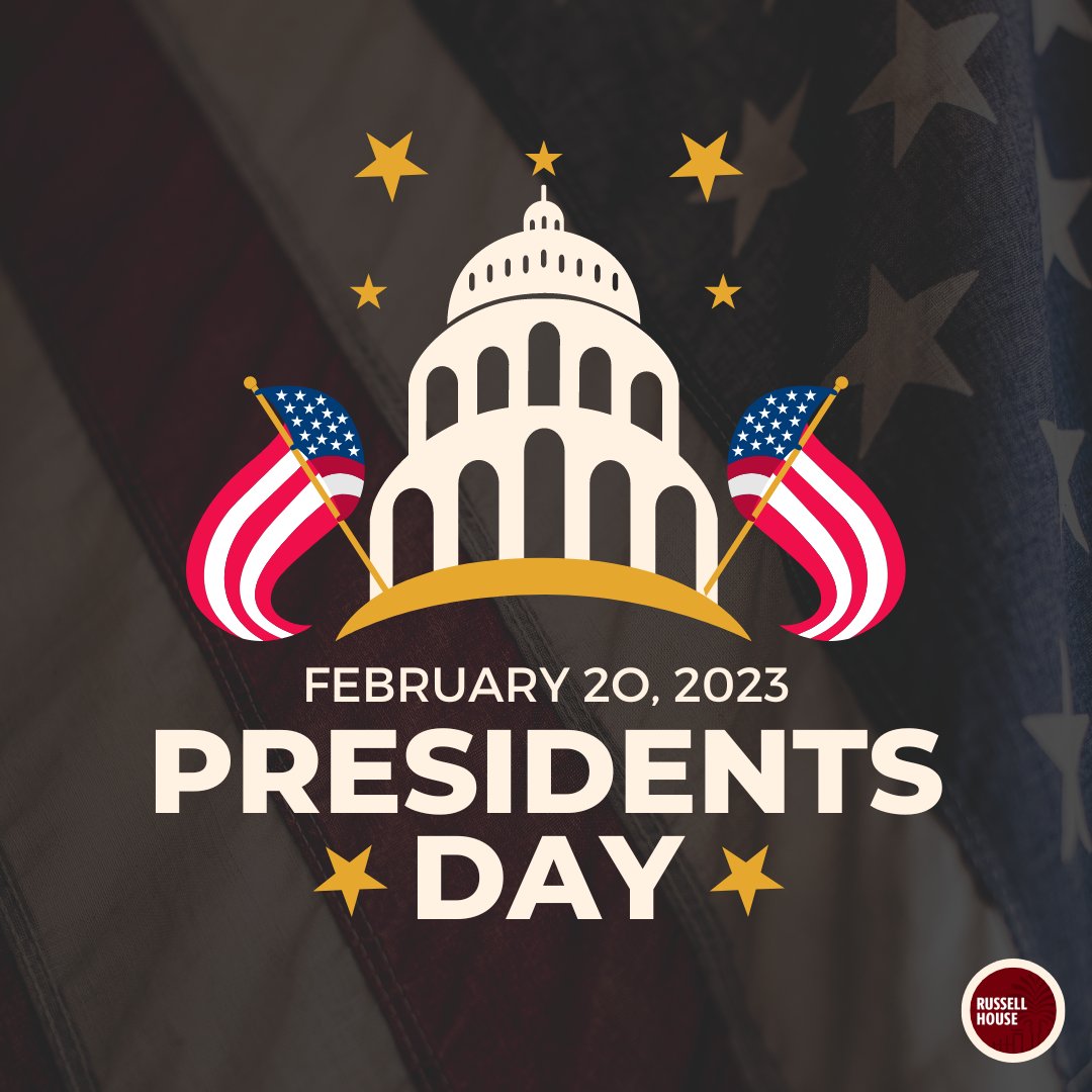 Russell House University Union is celebrating and wishes everyone a happy Presidents Day!