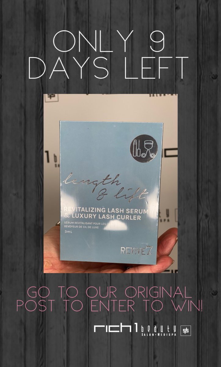 Rich1Beauty's tweet image. Go to our original post and follow instruction to enter contest of the month!
.
.
.
#contest #instagramcontest #giveaway #revive7lashes #lashextensions #lashserum #nanaimo #parksville #ladysmith #duncan
