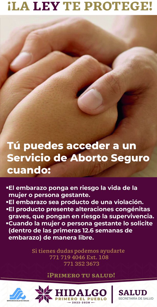 cbtis5's tweet photo. Campaña Aborto Seguro https://t.co/R4vWiPpu2x