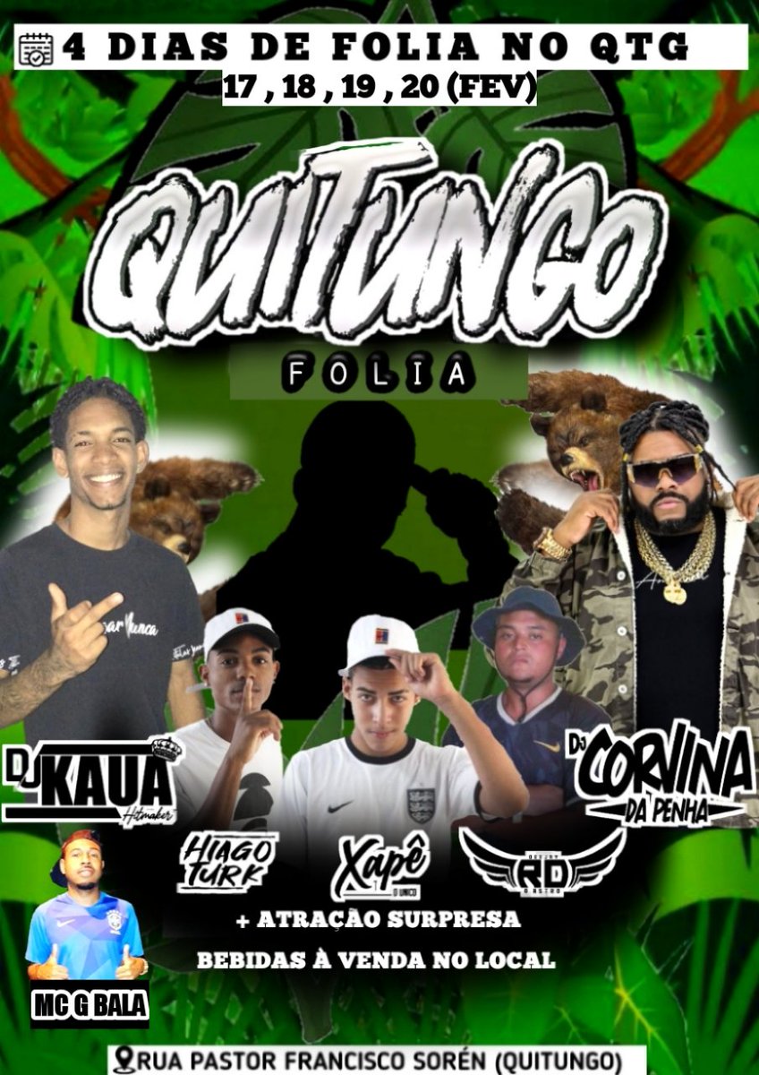 Hoje é o último dia de baile no complexo de Bras de pina brota é convoca...aquela baguncinha como de costume tá bb🥳🎶🎶🥵🤪

@bailedoquitungo 
<a href="/Djkaua_Oficial/">DJ KAUÃ DO QTG🅱️🎤🎶</a>