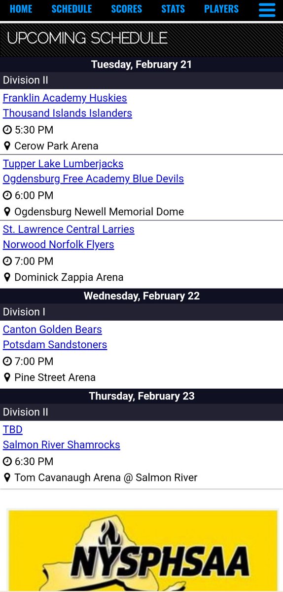tac9900rocks's tweet photo. #sectionxhockey @trav_is_jackson 
Division II Quarterfinals and Division I Semifinals Set!
https://t.co/LB3S19vYrd https://t.co/fofJIx9QPC