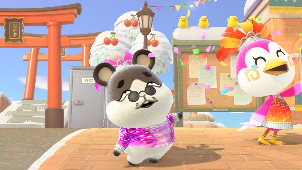 Marellyrr's tweet photo. Bon carnval, tous le monde.  #AnimalCrossing #ACNH #NintendoSwitch https://t.co/mSC0E25CUG