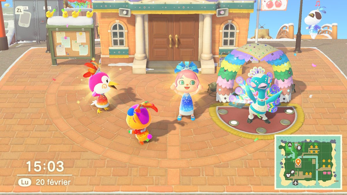 Marellyrr's tweet photo. Bon carnval, tous le monde.  #AnimalCrossing #ACNH #NintendoSwitch https://t.co/mSC0E25CUG
