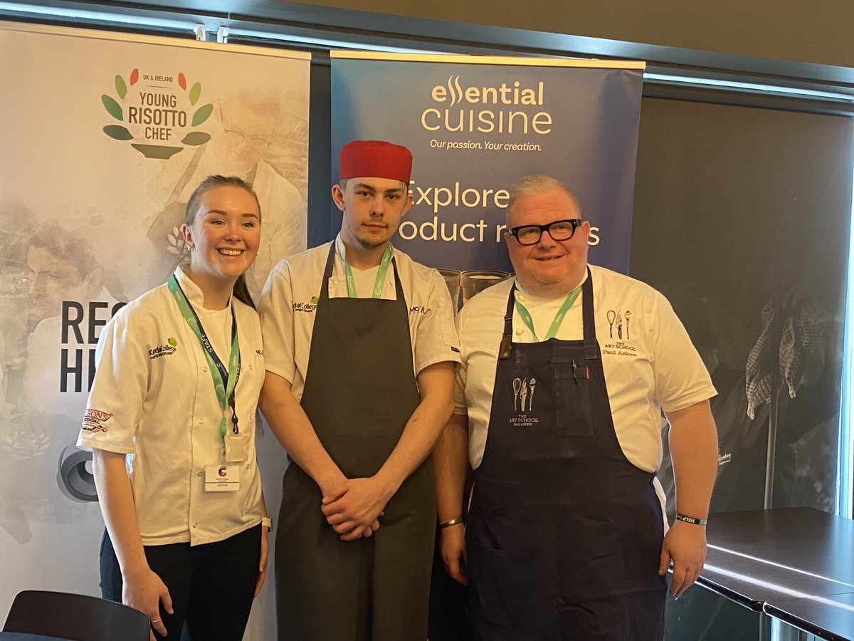 Many congratulations to our winner Kallum from ⁦@KendalCulinary⁩ - a sublime dish! Congratulations! And thanks so much to the other competitors and to ⁦@CheshireCollSW⁩ for their excellent hospitality! ⁦@RisoGalloUK⁩ ⁦@chefpublishing⁩ ⁦🇮🇹😊🇮🇹