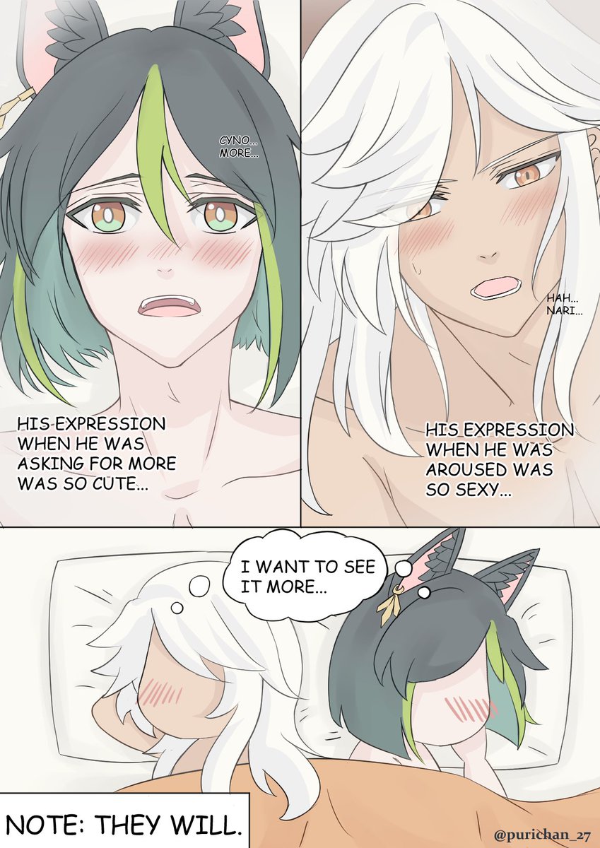 #cynriloveweek 
Day 7 - Free day : After their first night (color remake)

#セノナリ #Cyno #Tighnari #Cynonari #セノ #ティナリ