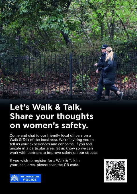 On Saturday the 4th March we will be available outside Cherry tree  Tesco's from 12:00-13:00 , to discuss any concerns you may have around areas you feel unsafe. #VAGW