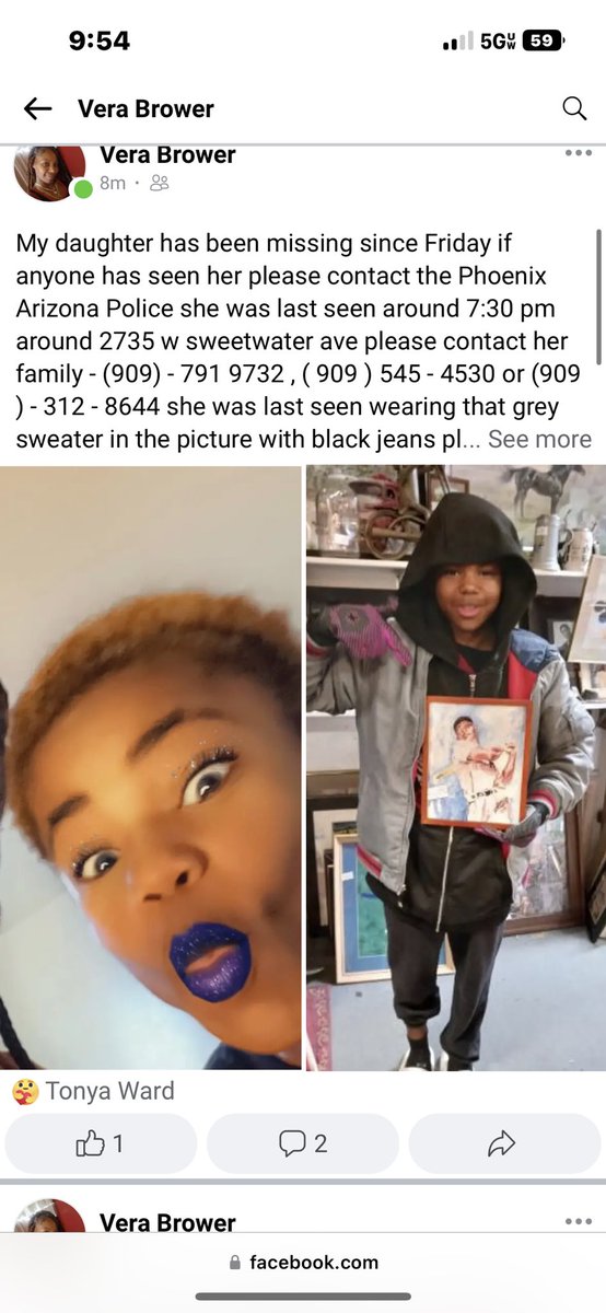Please if you seen her