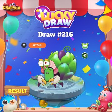 bobbyUnion1's tweet image. 📢亲爱的克拉巴达人！ 抽奖 #216、#217、#218 已结束，共有 103,784 个参赛作品！ 恭喜获奖者！ 🦀🥳 🎟️ #685, #646, #29169 是时候参加 Daily Crabada Draw #219 抽奖了！ 🍀✨ 现在加入👉 staking.crabada.com/lucky-draw #Crabada #GameFi  #AVAX #NFTs  #Avalanche