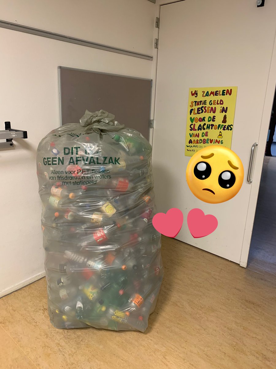 isaozler's tweet photo. ❤️🇳🇱 Kids collecting bottles at school for deposits to send to people who suffered from the #earthquake in Turkiye and Syria
#SmallKids #BIGHearts https://t.co/GMZxp3glTv
