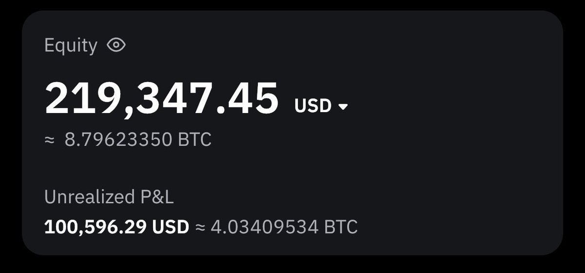 Just hit $100,000 profit on my open trades

Scaled this account up starting with $7,000 in January

Keep sending it 🚀