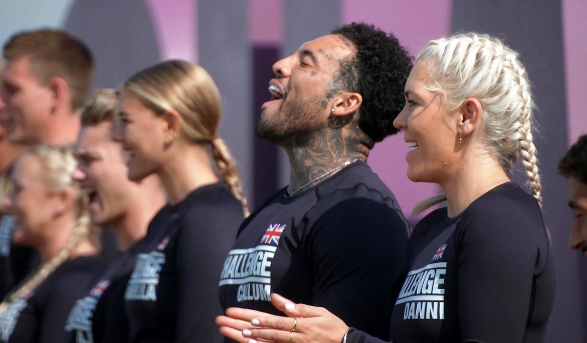 channel5_tv's tweet photo. After the first elimination, the game gets real! 
The first alliances are formed in #TheChallengeUK with @MarkWright_ 

📺 Tonight at 11:05pm on Channel 5 &amp; My5 https://t.co/B5US2uOswZ