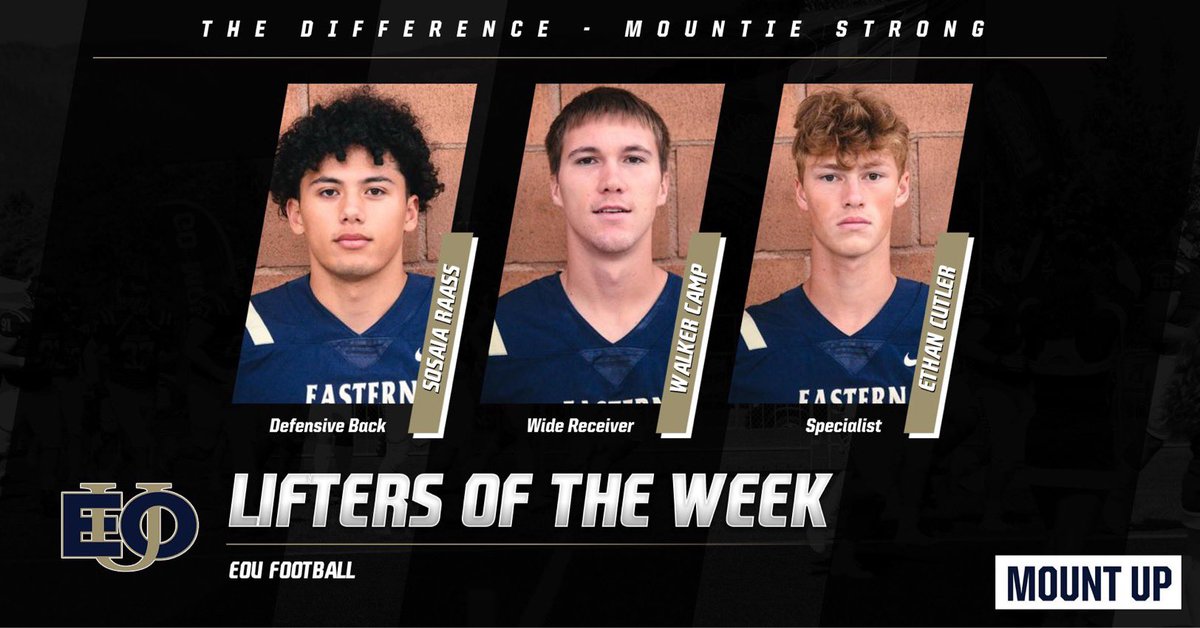 Mountie Strong Lifters of the Week! 

#mountup