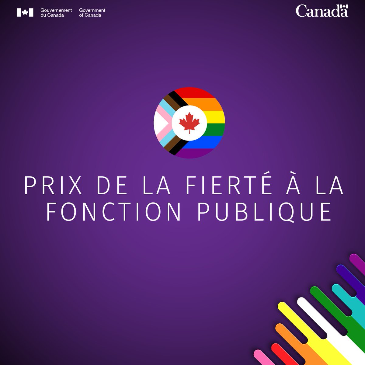 📢 Attention aux fonctionnaires du #GC! Les nominations pour les Prix de la Fierté de la fonction publique sont maintenant acceptées. Proposez la candidature de vos collègues pour leur travail exceptionnel avant le 2 avril. Info : ow.ly/ApKp50MX3Fp