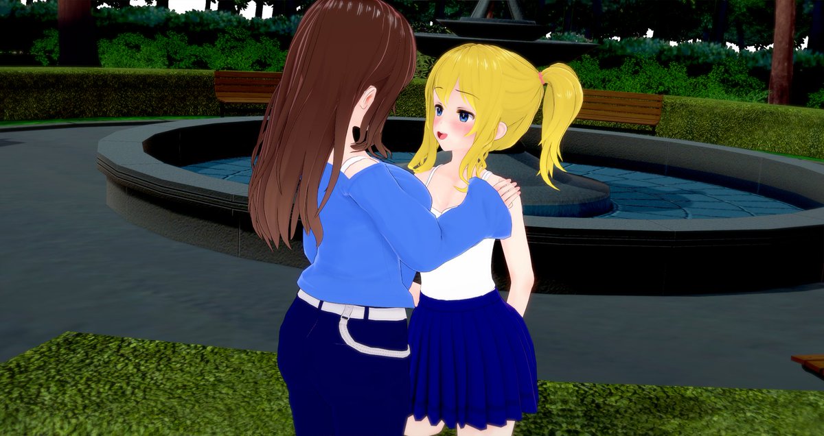 Evildeadfan102's tweet image. Here's a couple more I created today as well.
Cute couple.
#Lumica #Katibell #OCcouple #lgbt #yuri #AnnabellexKati #Koikatsu