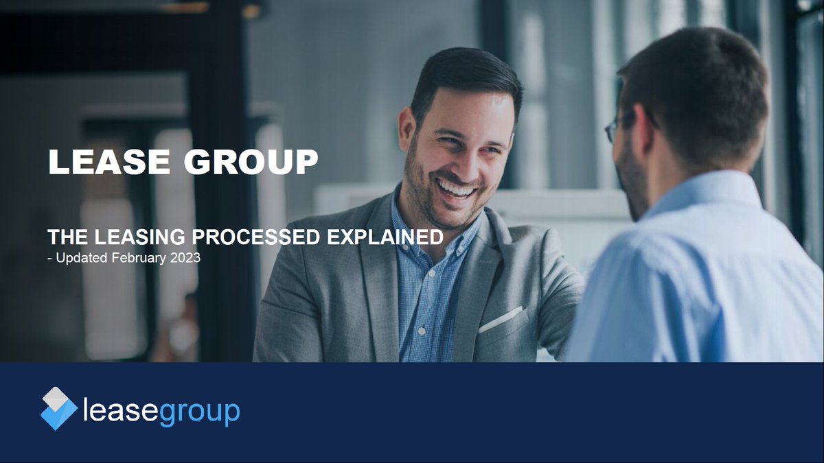 How does equipment leasing fit into my existing sales order flow?

Well, it's not all as complex as it sounds. Check out our free download 'The Lease Process Explained' on the link below:

leasegroup.co.uk/the-leasing-pr…

#leasing #equipmentleasing #finance #equipmentfinance #process