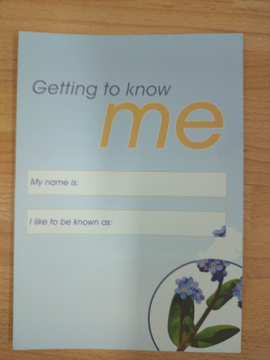Please remember to ask the families to complete the getting to know me card for a person living with Dementia at the royal Bolton hospital. They are key to empowering a conversation and getting to know them. <a href="/boltonnhsft/">Bolton NHS Foundation Trust</a> #dementia #delerium