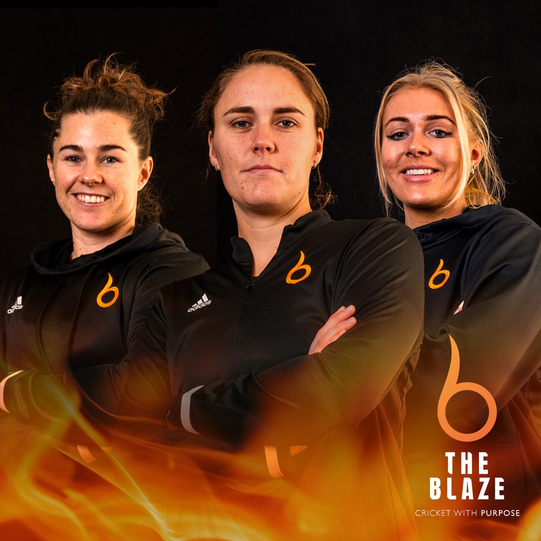 BREAKING | 📝 Good things come in threes. England's Nat Sciver-Brunt and Sarah Glenn have joined Tammy Beaumont at The Blaze. Read ➡️ bit.ly/3Iel3tN #CricketWithPurpose