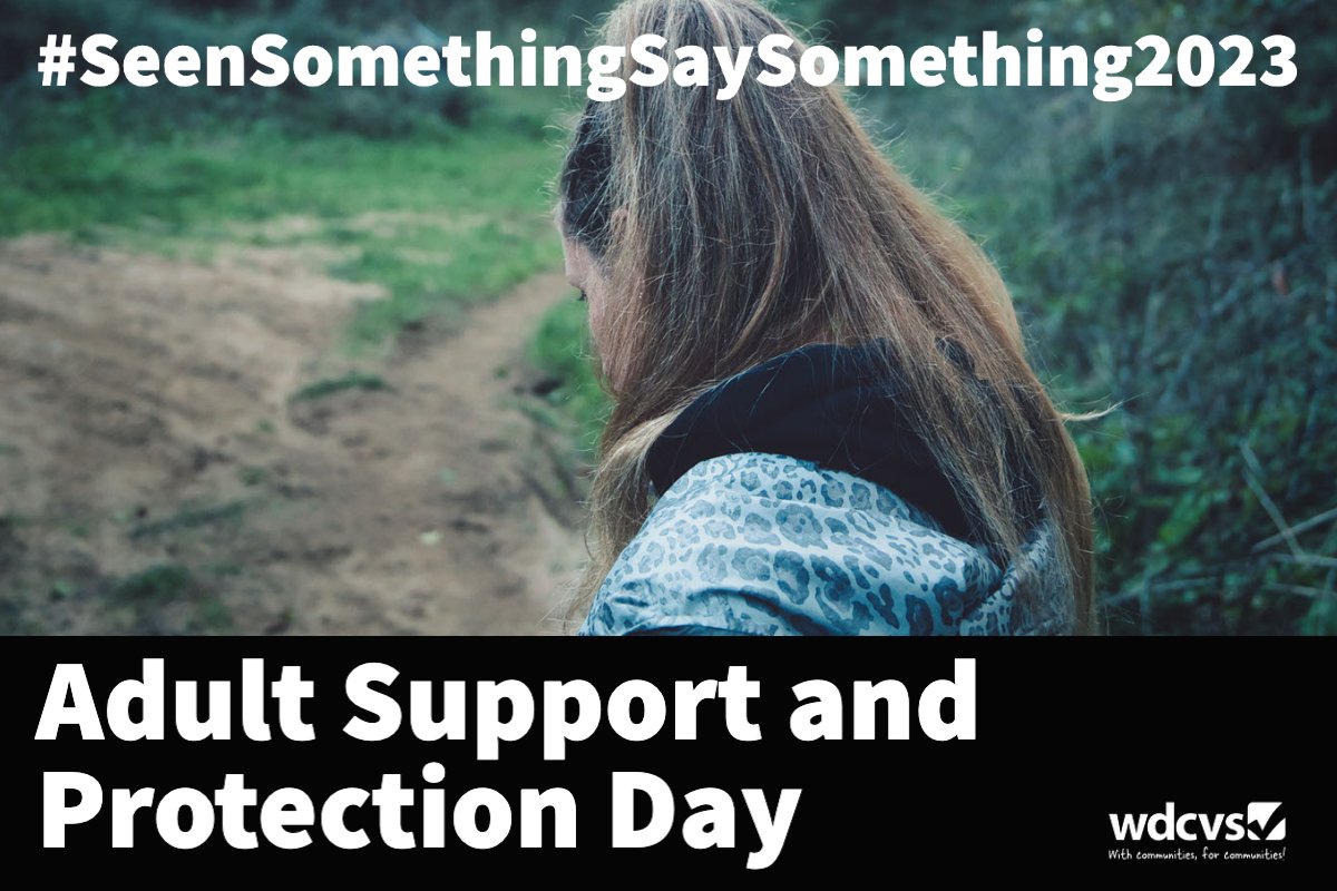 WDCVS's tweet image. #AdultSupportandProtectionDay2023

If you’re worried that someone isn’t taking care of themselves, or is doing things that might put their safety at risk, contact your local social work team (search Adult Protection).

Info actagainstharm.org