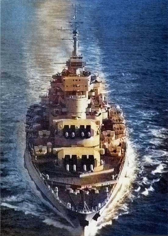 French battleship Richelieu underway