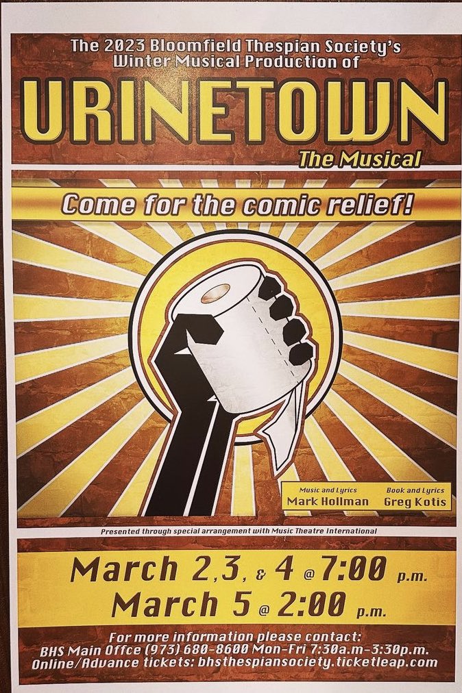 Tickets for URINETOWN the musical available via link in bio !!
