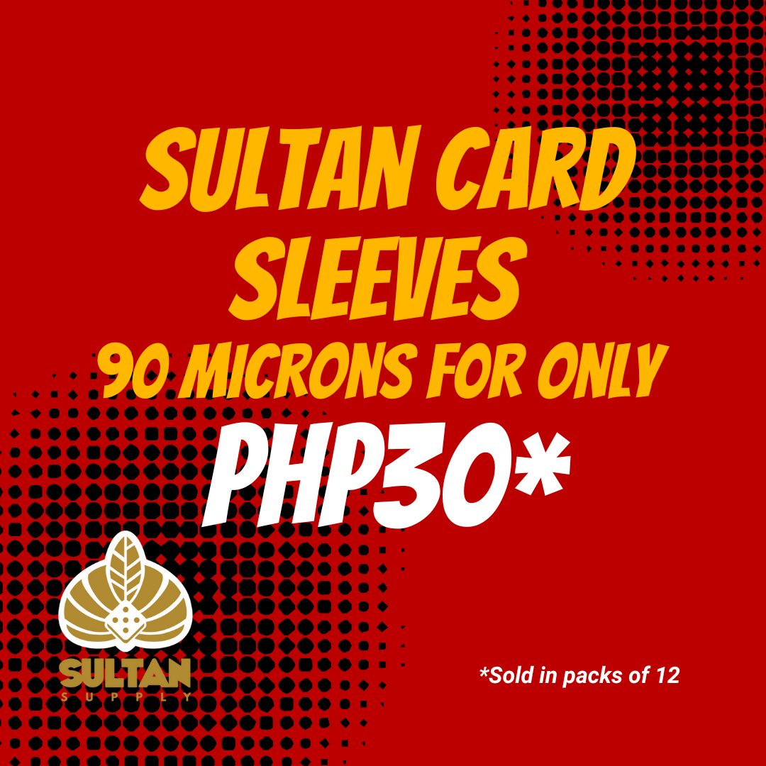 SultanSupplyPH's tweet photo. Namiss niyo ba kami?? Ito na ang super warehouse sale namin! Get packs of sleeves as low as 30pesos lang (minimum packs of 12) saktong sakto sulit. #sale #kpopphotocards #sleeves https://t.co/ZXBT0CVchO
