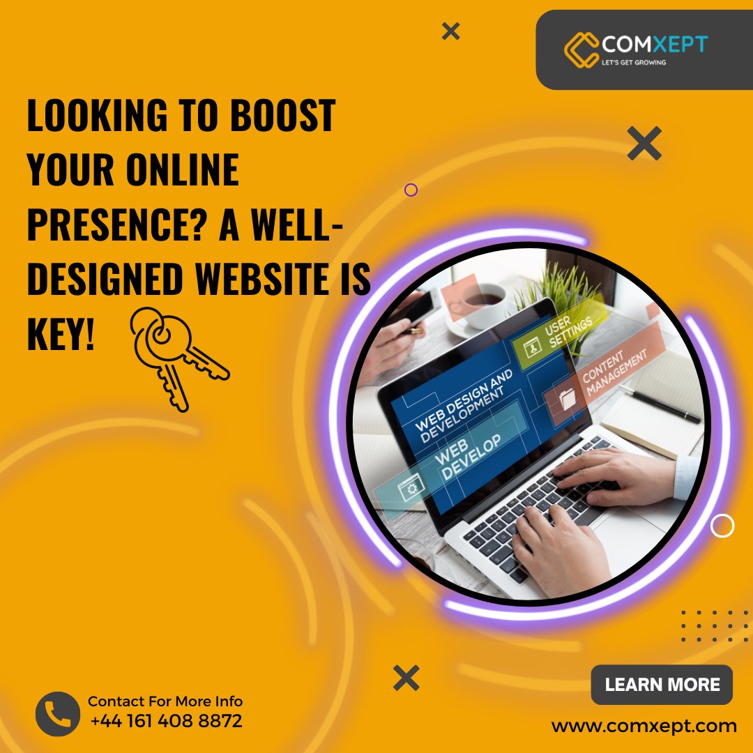comxept's tweet image. Ready to take your online presence to the next level? Our web development experts can help you create a website that's as unique as your brand From sleek and modern designs to powerful e-commerce functionality, we've got you covered. Let's build something great together!
#Comxept