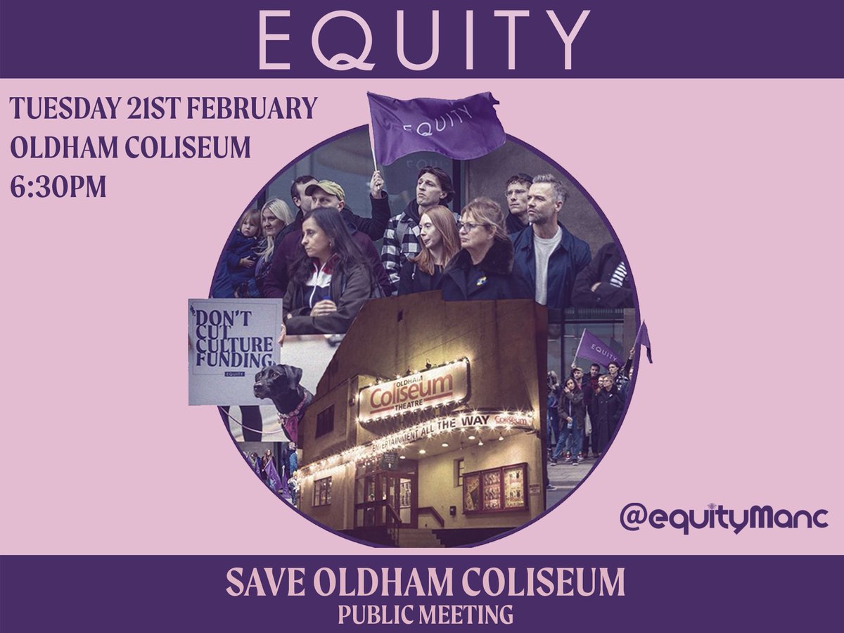 ⚠️ 𝐈𝐭'𝐬 𝐭𝐨𝐦𝐨𝐫𝐫𝐨𝐰 𝐧𝐢𝐠𝐡𝐭 ⚠️
Help save <a href="/OldhamColiseum/">Oldham Coliseum</a> by showing your support. Register you interest here;
megaphone.org.uk/events/save-ol…
