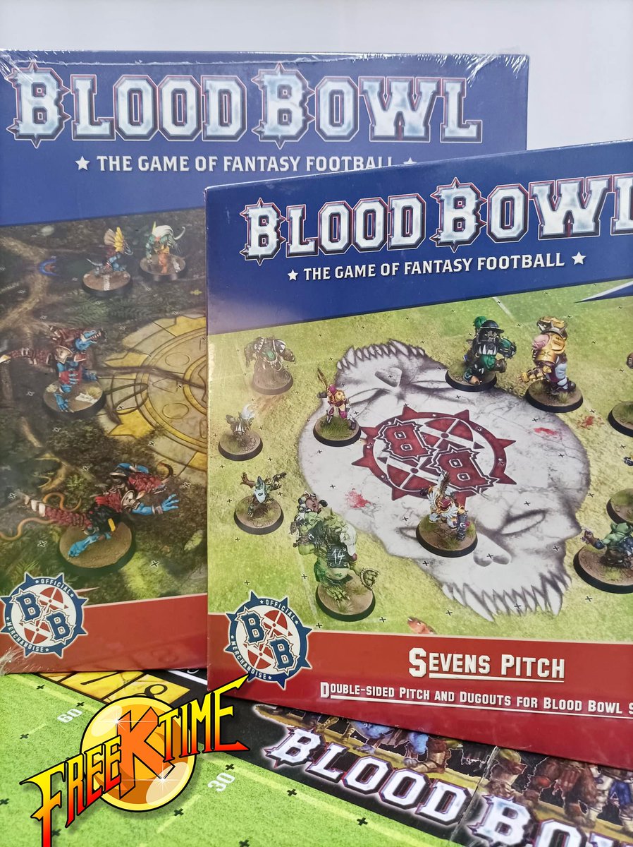 Preparando una liga de #BloodBowl ‼️ 
#FKT #FreekTime #Wargames #GamesWorkShop