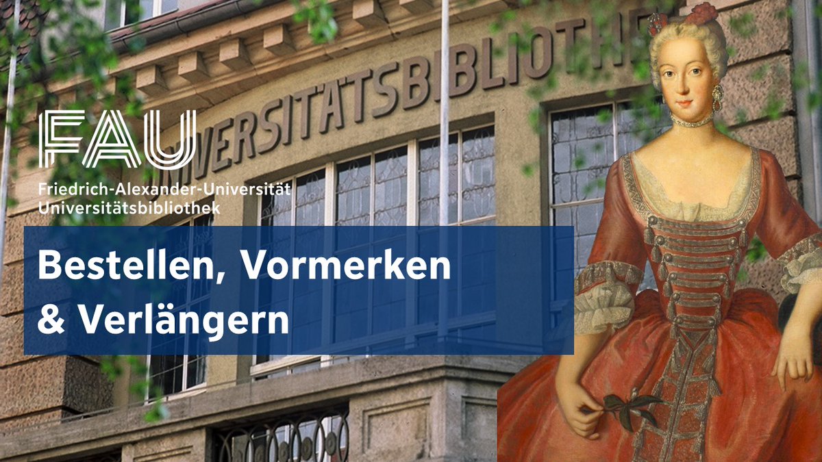 UB_FAU's tweet image. Wer Hilfe beim Bestellen, Vormerken & Verlängern von Büchern im Katalog der UB braucht, kann hier unser aktualisiertes E-Tutorial anschauen: youtu.be/qp82T2lmmfI
#ETutorials