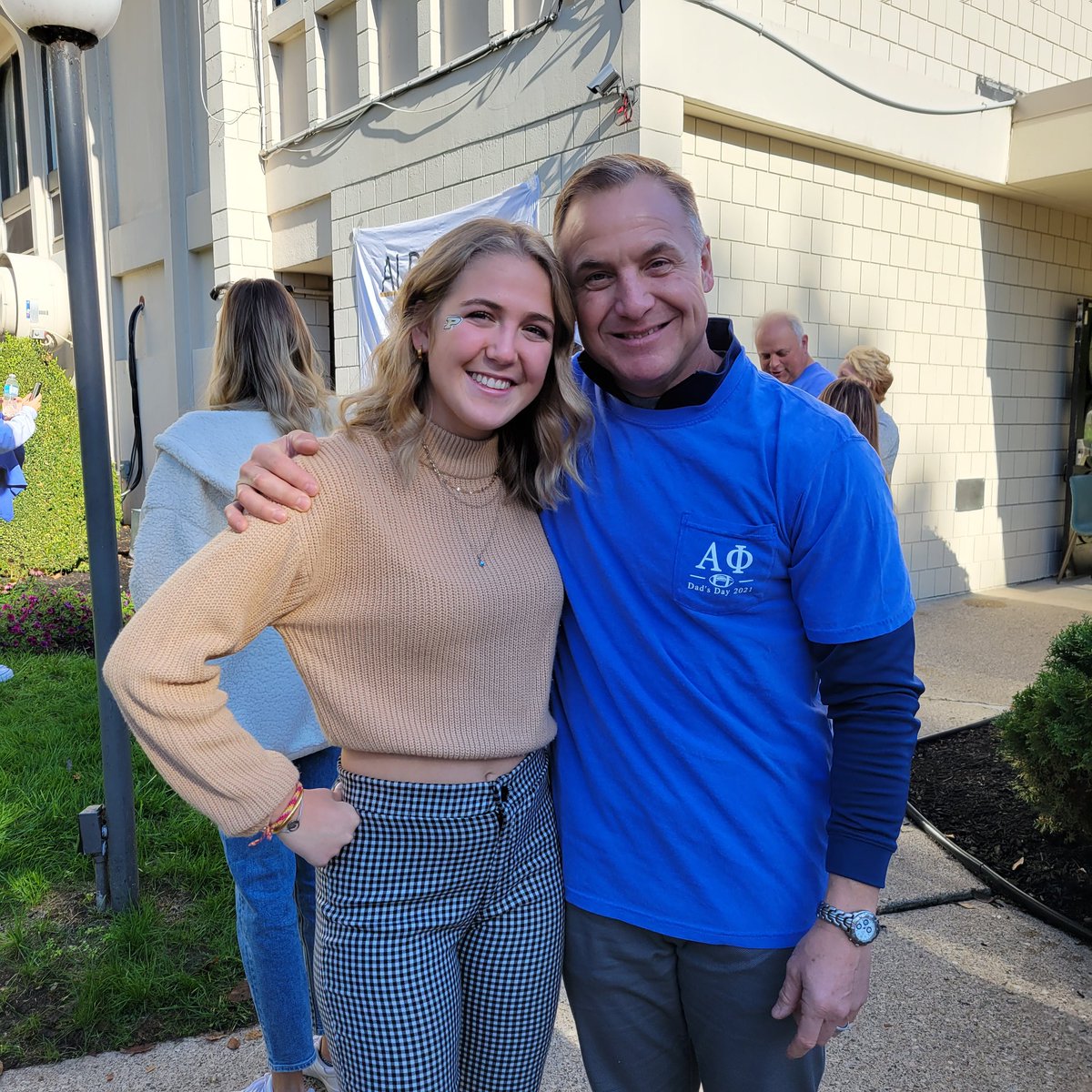 KirschVada's tweet photo. Dad Days are the best! So proud of this strong man, who is the Rock of our family.  THANK YOU FOR EVERYTHING!! #ALPHAPHI https://t.co/TJijpEoupp