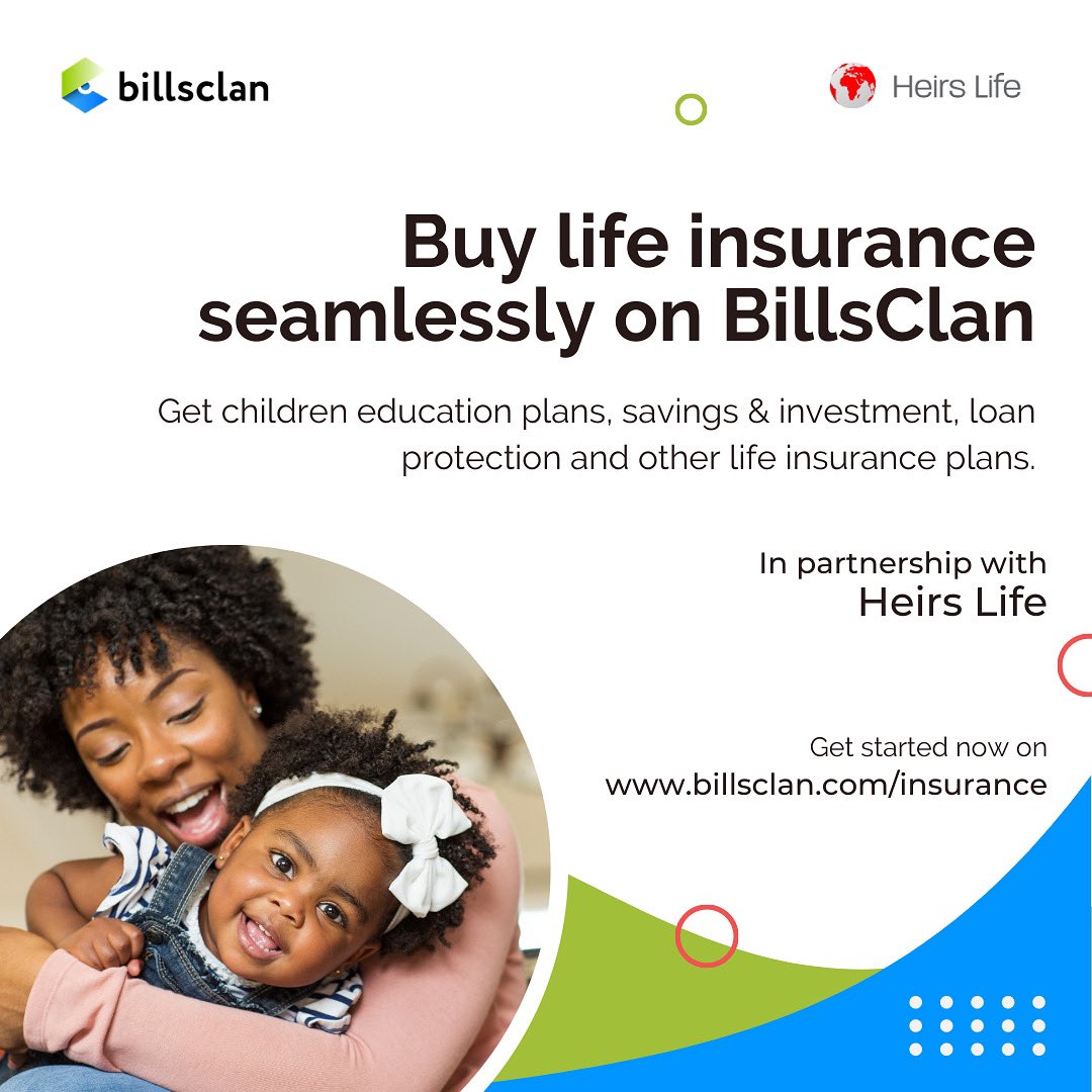 billsclan's tweet photo. We've got some exciting news to start the new week.

We have partnered with Heirs Life to give you access to simple, quick, and affordable savings and life insurance plans. https://t.co/GwevPTCdV7