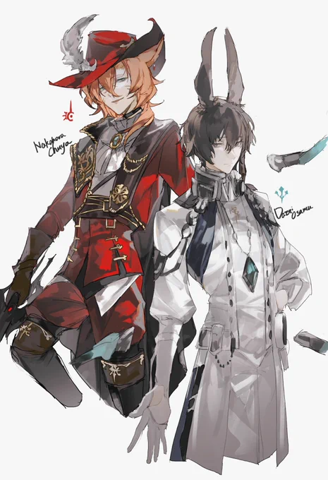 #文スト #太中 #双黒#BSD #dachu #soukoku FF14 paro 