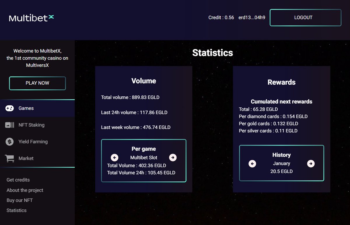 MultibetX | 3 EGLD JACKPOT tweet media