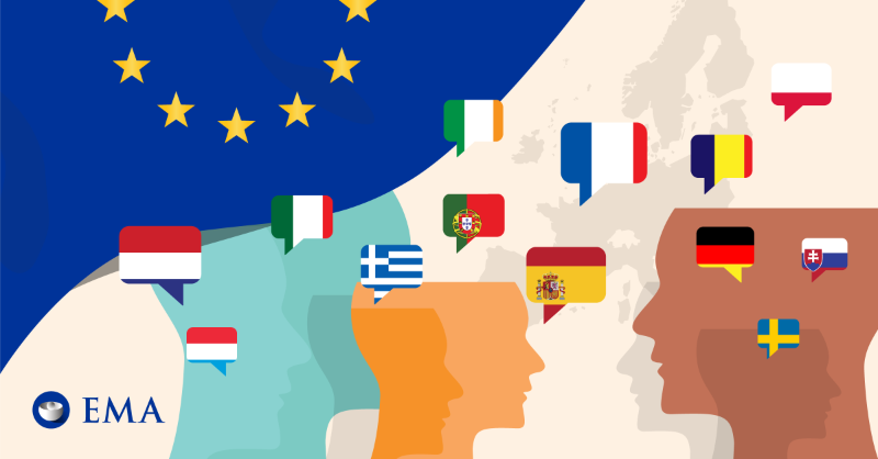 EMA_News's tweet photo. It’s now easier to access information about medicines EMA publishes in different #EUlanguages. 💻
Our new Languages webpage provides links to translated content and explains what we translate and why, based on our new policy on #multilingualism.