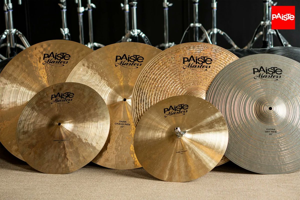 Where are all the masters lovers? 😉 😍 

The Masters Series has a wide variety of sound concepts from dark to bright, dry to sustaining, pronounced to washy, smooth to strong. Each cymbal has its very own sound character that has to be experienced.⠀

#paiste #masters #cymbals