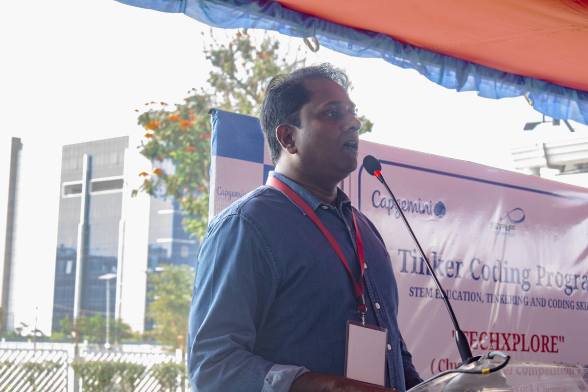 CapgeminiIndia's tweet photo. We recently held #TECHEXPLORE 23, a Capgemini Tinker Coding Science Expo organized in association with SRF Foundation at our Chennai Siruseri campus. The event brought together over 175 students from Capgemini-sponsored schools to witness tomorrow's torchbearers.
#CapgeminiCSR https://t.co/XOSB8stSEg