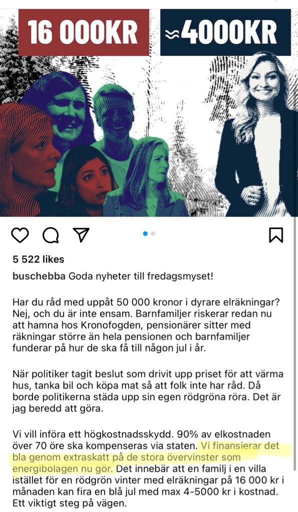 Ni har väl inte missat att KD i valrörelsen lovade att införa den skatt på elbolagens övervinster som DN nu kan avslöja att man i regering ”nedprioriterat” och därigenom slarvat bort miljarder.