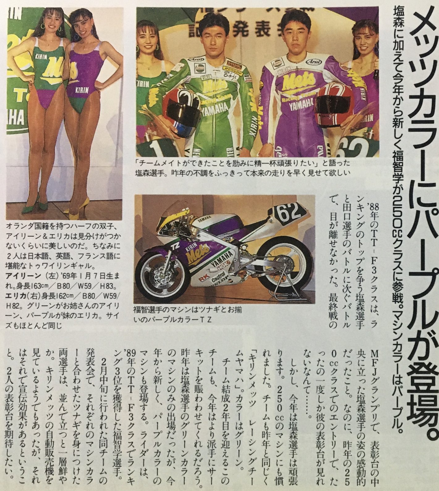 キリンメッツレーシングヤマハ仕様パワーバイクキット