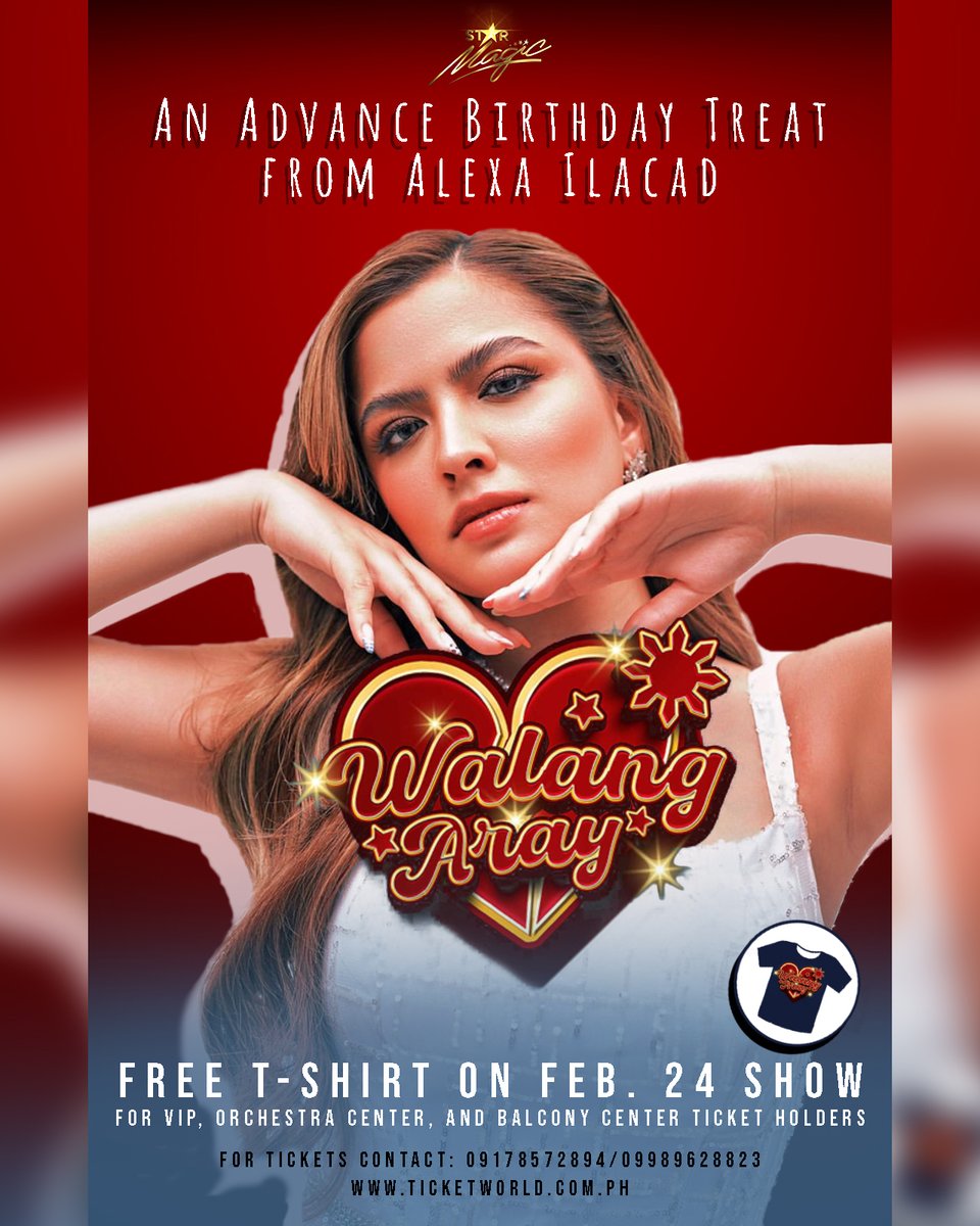 Star Magic On Twitter FREE WALANG ARAY T SHIRT ON FEB 24 Join Us star-magic-on-twitter-free-walang-aray-t-shirt-on-feb-24-join-us