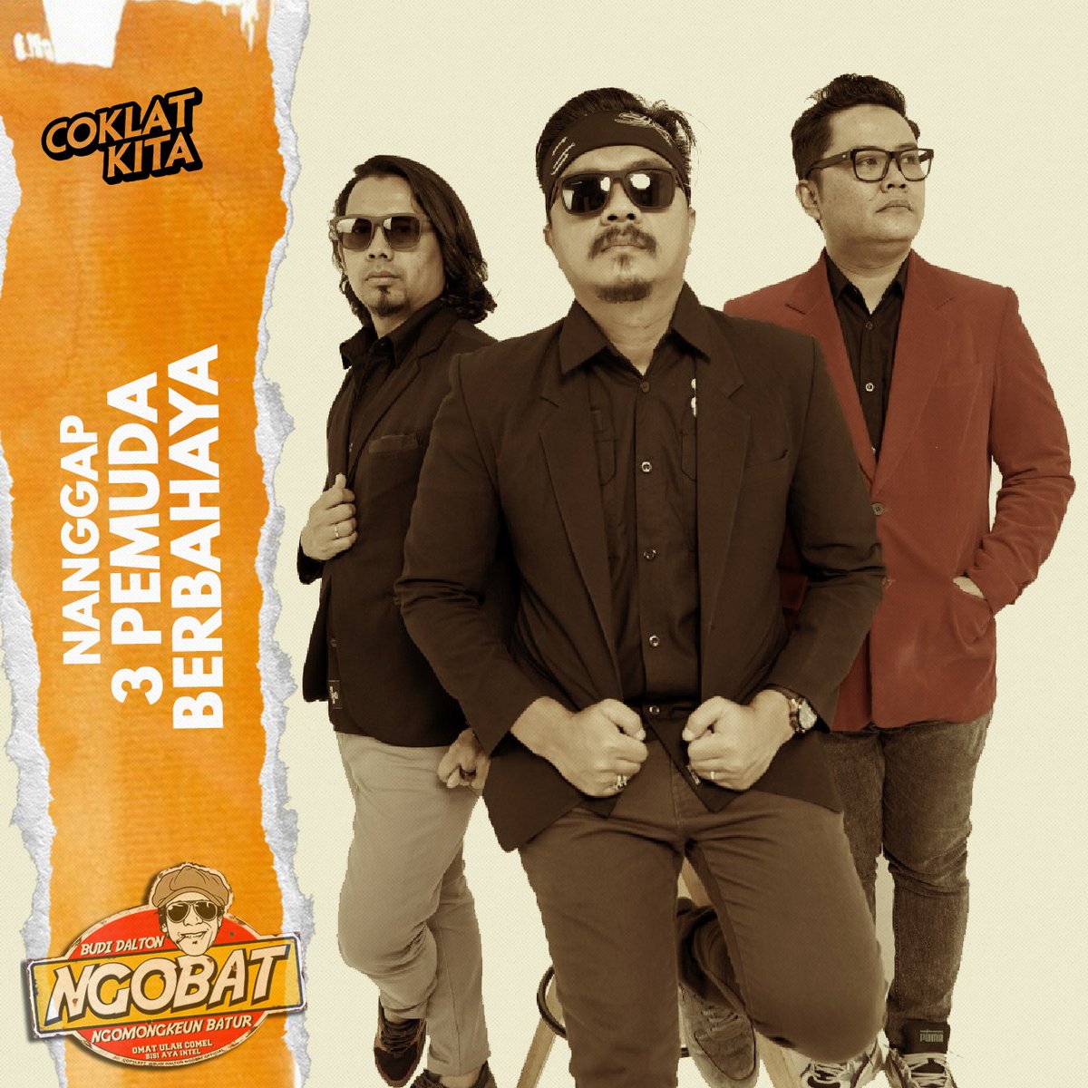 CoklatKita's tweet photo. Ada tiga pemuda berbahaya di Ngobat yang akan jadi bintang tamu malam ini. Kira-kira seberapa berbahaya obrolan di Ngobat malam ini?

Live dari jl. Ciung Wanara bisa juga saksikan Ngobat hari ini streaming di youtube Budi Dalton Ngobat Official pukul 20.00 WIB
#CoklatKita
#Ngobat https://t.co/GxC3a44oHh
