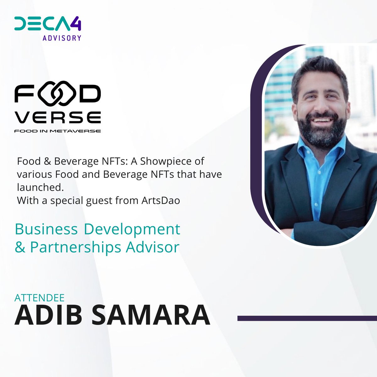 Deca4Group's tweet photo. We are excited to share the stage with such an incredible lineup of speakers for the upcoming Foodverse conference. As we continue to navigate the complexities of the food and hospitality industry, it's important to stay informed and connected with like-minded professionals. https://t.co/yfeLDFw2AP