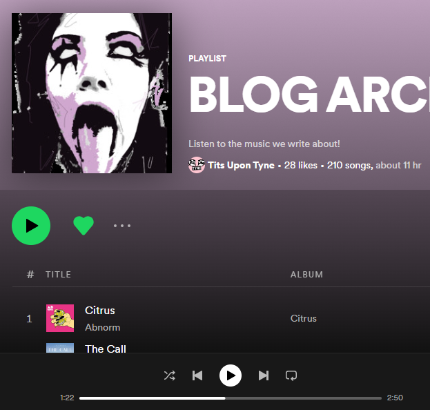 The_23s's tweet photo. Thanks @titsupontyne, we we're added to their #BLOGARCHIVES playlist, much appreciated 🙏
check us out and other great bands here (link) - https://t.co/7ERIEIhyTw
#newmusic #newartist #debutrelease #blog #newmusicalert #music #musicblog #blogger #playlist #spotify #the23s #23s https://t.co/RLR8YdqJ3C