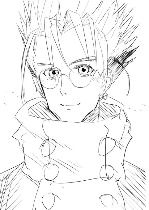 今日はもしかしたら1番好きかもしれん男描いてた 