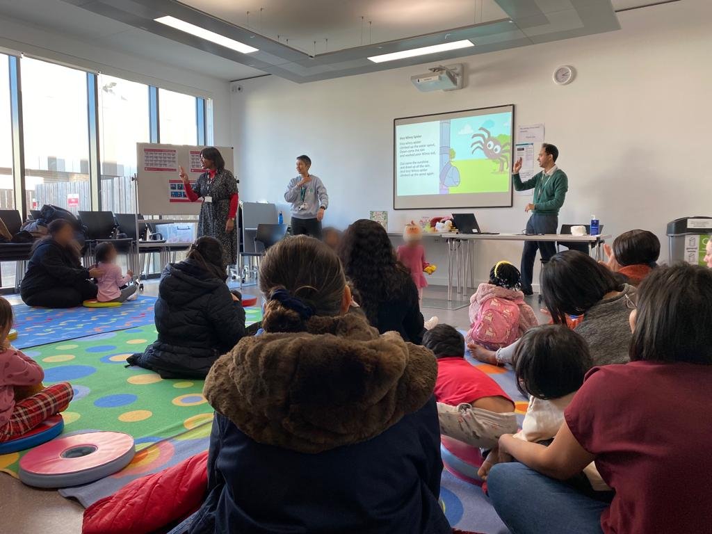 BarnetLibraries's tweet photo. Thanks to all who attended Sing, Story and Sign at Colindale Library on 14 Feb.
Fantastic to see adults and children learning and participating in #BSL together through stories and rhymes! #CreativeCommunitiesColindale
@cct_colindale @BarnetCouncil @BarnetTogether https://t.co/Z5DamqBlT4