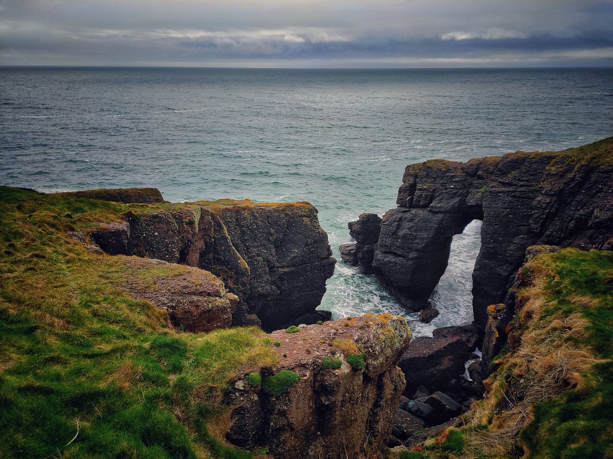 On a fine cloudy morning, Dunmore east🌊☁️, Co. Waterford.
#irelandscenery